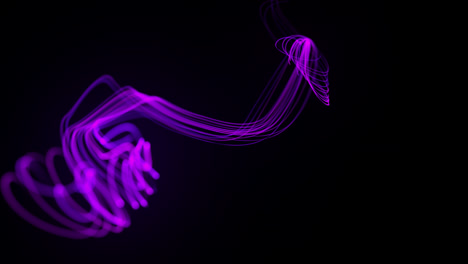 futuristic-optical-fiber-particle-lines-Flowing-or-moving-effect-abstract-loop-animation-on-black-background